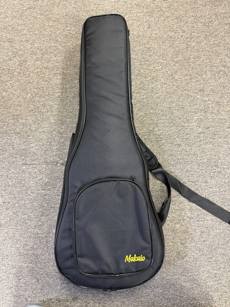 Makaio MSMBXS-10E Large Body Steel String Spalted Mango Electric Baritone Ukulele w/Case