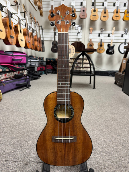 KUMU CF-52A Koa Thin Body Concert Ukulele #1 - Travel Uke