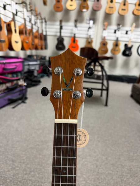 KUMU CF-52A Koa Thin Body Concert Ukulele #1 - Travel Uke