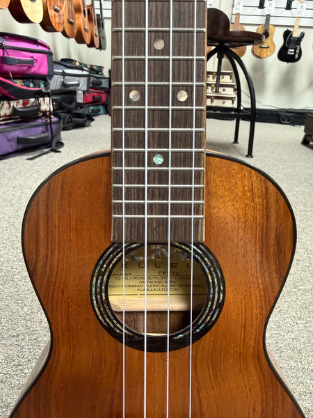 KUMU CF-52A Koa Thin Body Concert Ukulele #2 - Travel Uke
