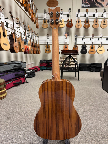 Makaio MKBXS-10 Large Body Steel String Koa Baritone Ukulele w/Case
