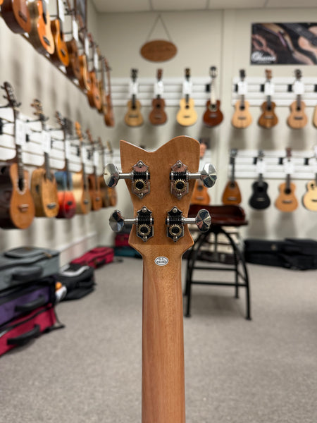 Makaio MKBXS-10 Large Body Steel String Koa Baritone Ukulele w/Case