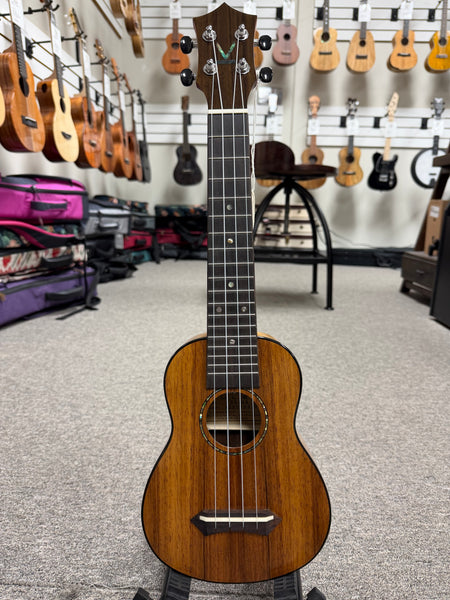 KUMU SQ-34A Koa Soprano Long Neck Ukulele #1 - Matte Finish