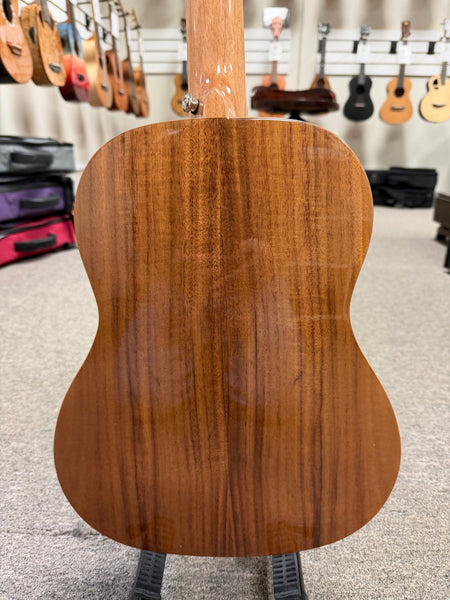 Makaio MKBXS-10E Large Body Steel String Koa Electric Baritone Ukulele w/Case