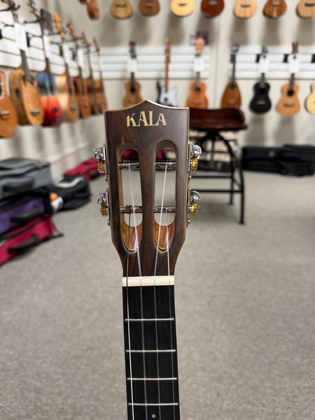 KALA KA-ASZCT-ST Solid Spruce/Ziricote Tenor XL Ukulele - Super Tenor
