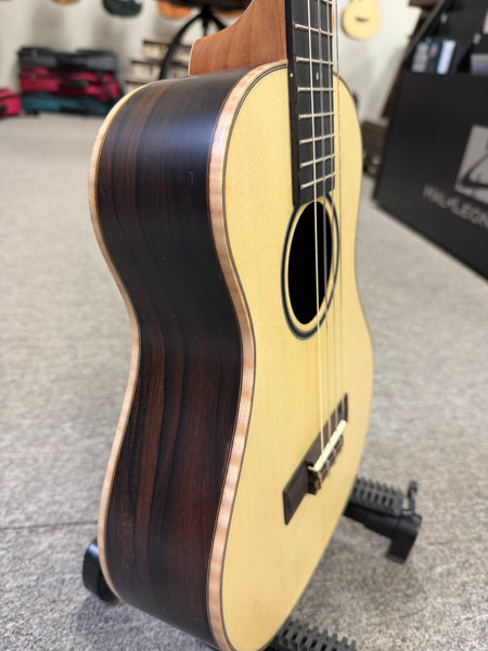 KALA KA-ASZCT-ST Solid Spruce/Ziricote Tenor XL Ukulele - Super Tenor