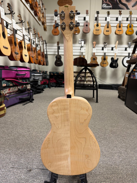 KALA KA-WF-AFM-T Solid Flame Maple Tenor Ukulele w/Case - Waterfall Series