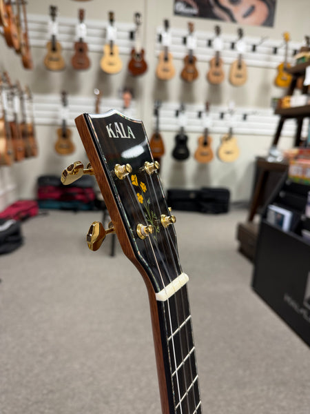KALA KA-20th KOA-B Solid Koa/Mahogany Baritone Ukulele w/Case - B-Stock - 20th Anniversary Limited Edition