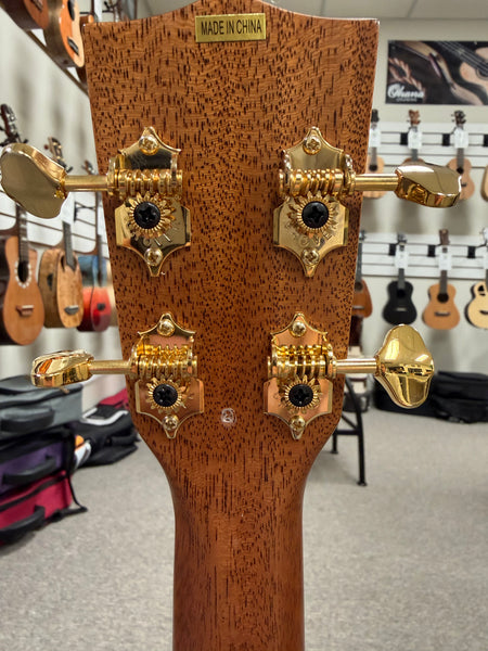 KALA KA-20th KOA-B Solid Koa/Mahogany Baritone Ukulele w/Case - B-Stock - 20th Anniversary Limited Edition