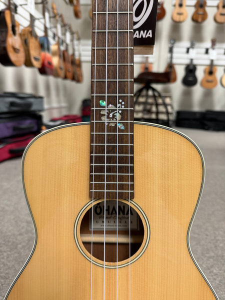 Ohana BKT-70G Tenor Ukulele with Baritone Body - Solid Spruce/Mahogany