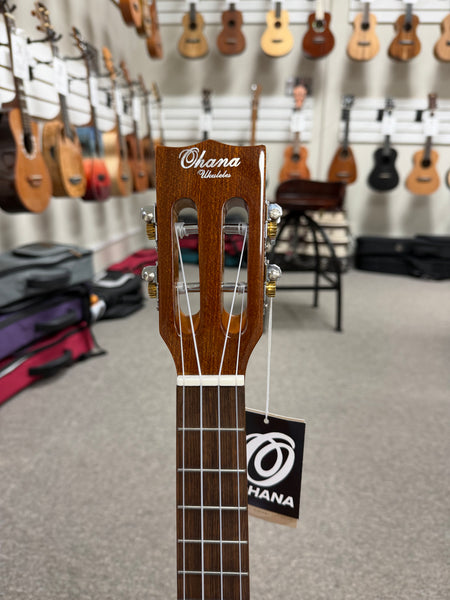 Ohana BKT-70G Tenor Ukulele with Baritone Body - Solid Spruce/Mahogany