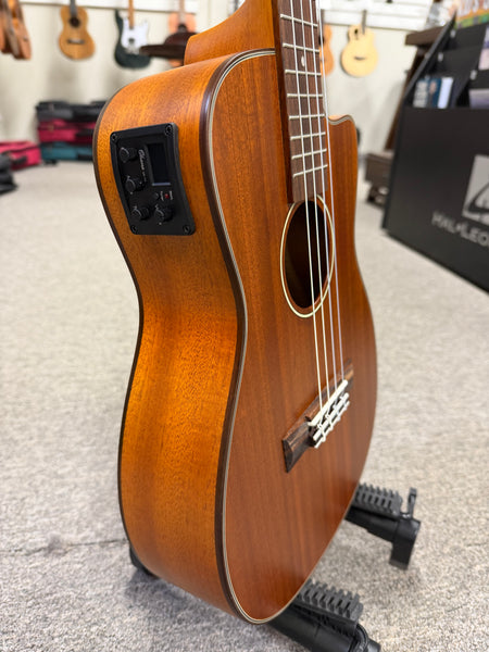 Ohana BK-35CE Solid Mahogany Electric Baritone Ukulele - Cutaway/Electric