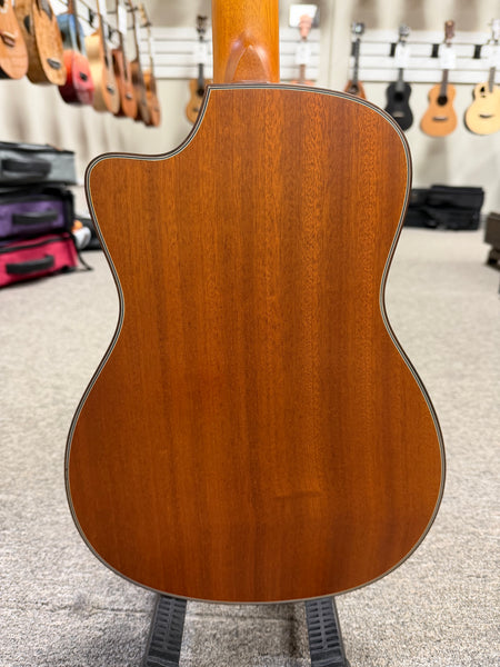 Ohana BK-35CE Solid Mahogany Electric Baritone Ukulele - Cutaway/Electric