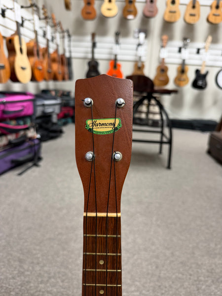 Vintage Harmony Mahogany Concert Ukulele w/Case - Pre Loved