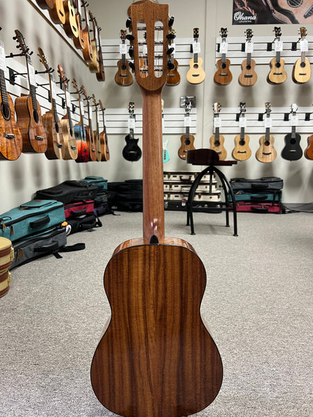 KALA KA-SCAC-B8 Solid Cedar Top/Acacia 8 String Baritone Ukulele