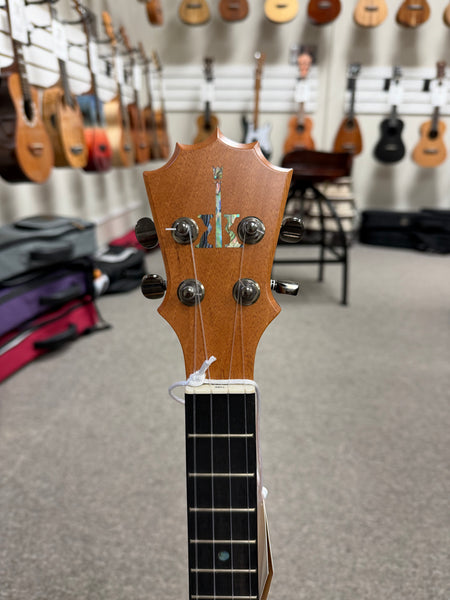 KoAloha KTNP-10 Solid Koa/Mango Naupaka Tenor Ukulele w/Case #2 - Pikake Finish