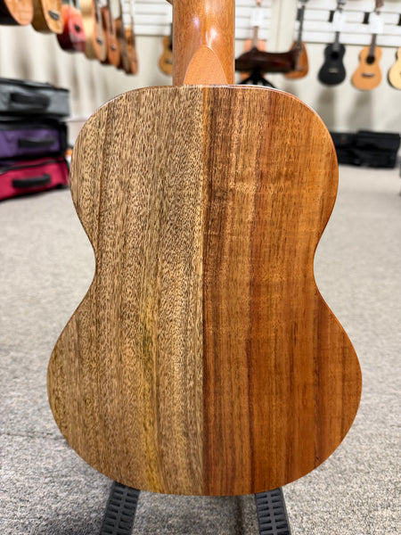 KoAloha KTNP-10 Solid Koa/Mango Naupaka Tenor Ukulele w/Case #2 - Pikake Finish