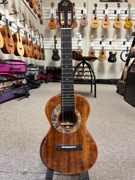SNAIL S60T Solid Acacia Tenor Ukulele w/Case #1 - Comfort Armrest