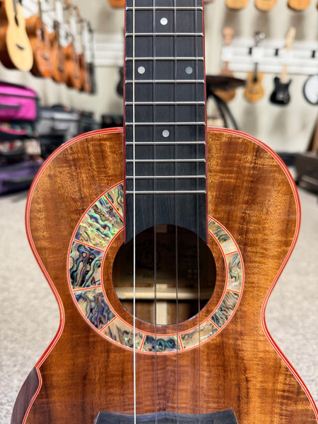 SNAIL S60T Solid Acacia Tenor Ukulele w/Case #1 - Comfort Armrest