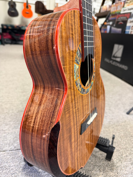 SNAIL S-60B Solid Acacia Baritone Ukulele w/Case #2 - Comfort Armrest