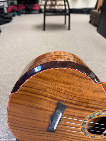 SNAIL S-60B Solid Acacia Baritone Ukulele w/Case #2 - Comfort Armrest