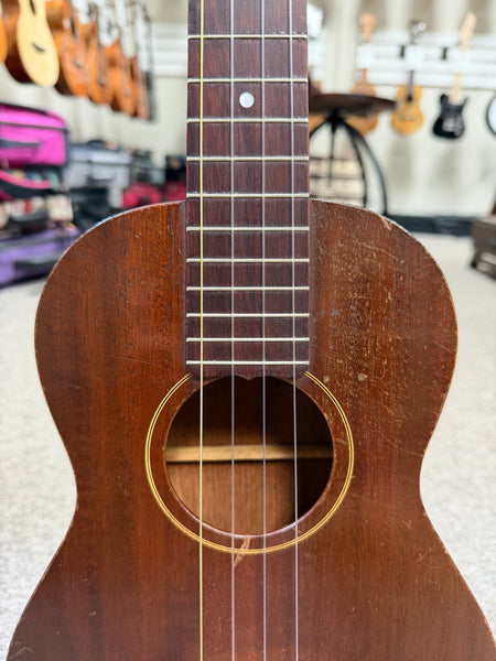 Vintage Gibson Solid Mahogany Tenor Ukulele w/Case - Pre-Loved