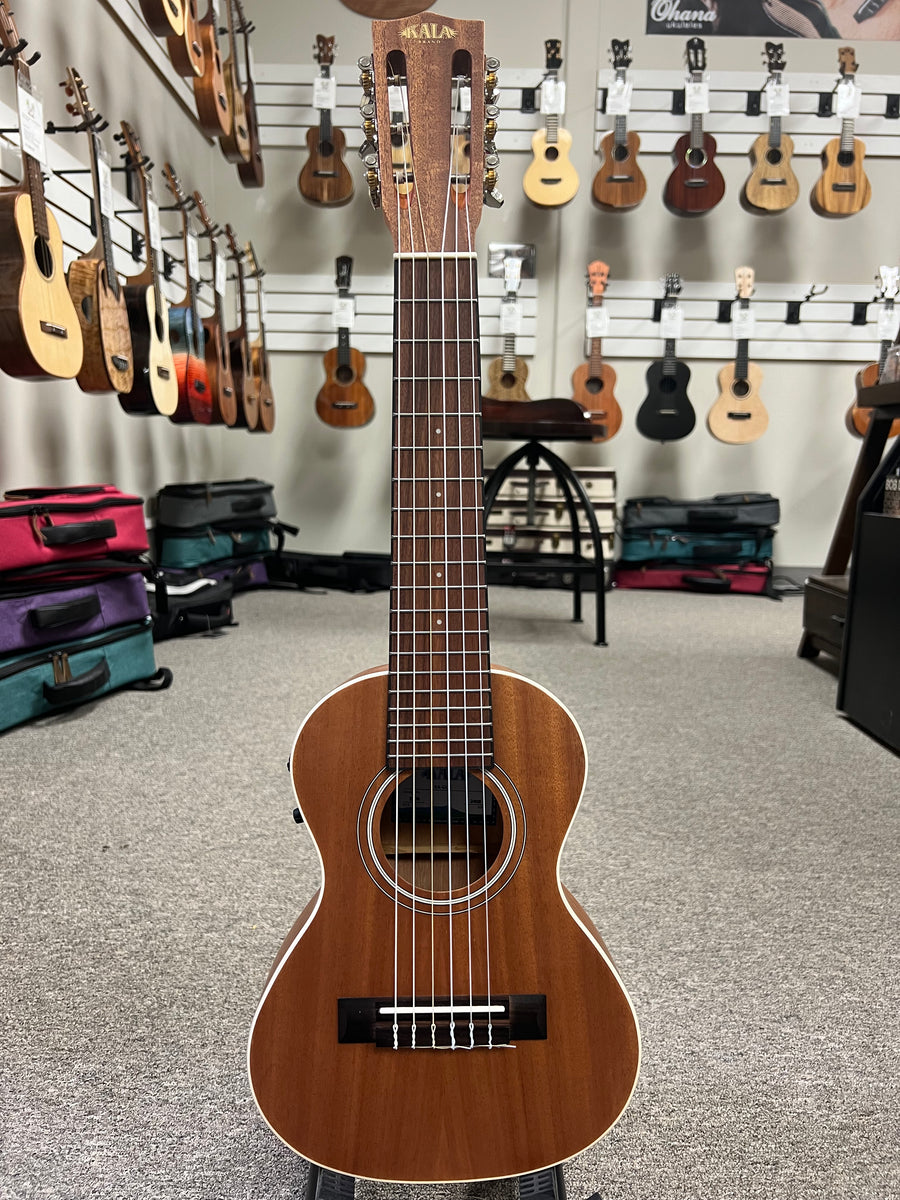 KALA KA-GLE Mahogany Electric Guitalele 6 String Ukulele Guitar Guilele ...