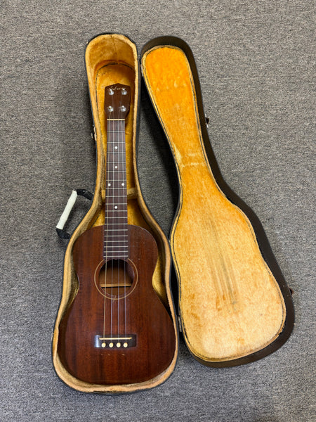 Vintage Gibson Solid Mahogany Tenor Ukulele w/Case - Pre-Loved