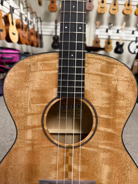 Pono BN4-3 Solid Mango Large Body Baritone Nui Ukulele w/Case