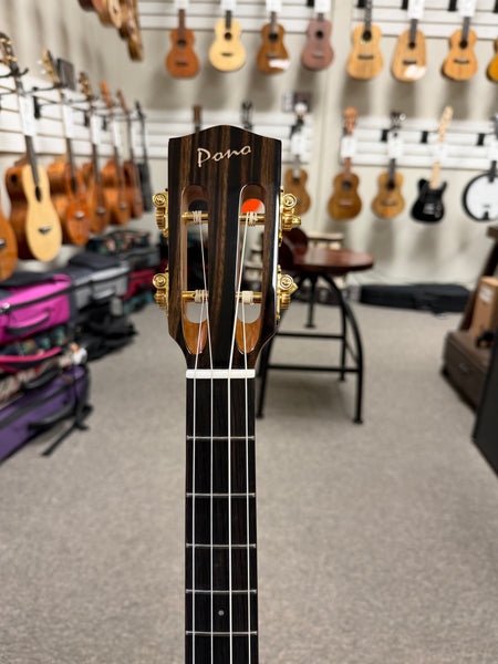 Pono BN4-3 Solid Mango Large Body Baritone Nui Ukulele w/Case