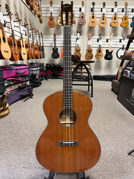 Pono BN4-1 Solid Cedar/Acacia Large Body Baritone Nui Ukulele w/Case
