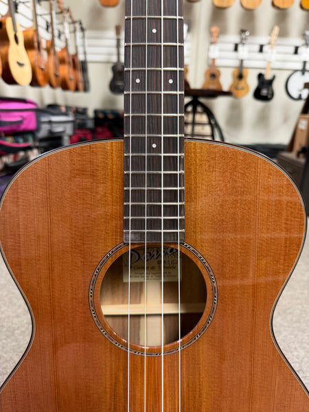 Pono BN4-1 Solid Cedar/Acacia Large Body Baritone Nui Ukulele w/Case
