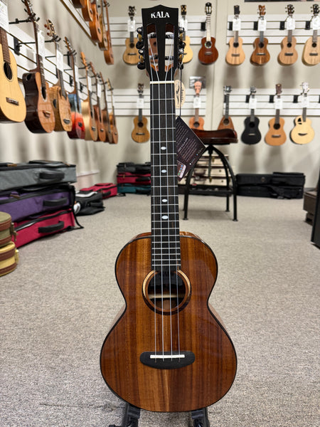 KALA KA-CT-SA-TG Solid Acacia Tenor Ukulele W/Case #2 - Contour Series