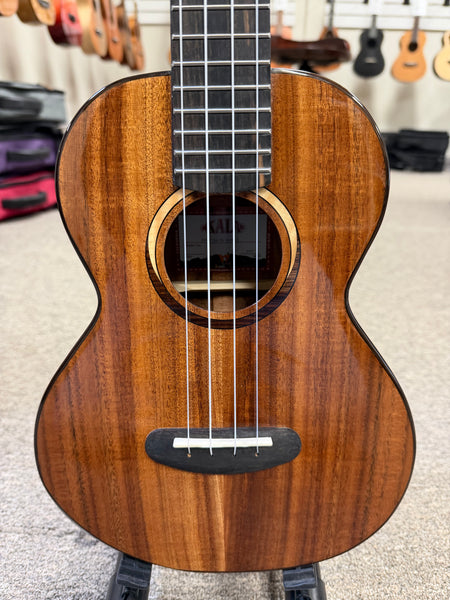 KALA KA-CT-SA-TG Solid Acacia Tenor Ukulele W/Case #2 - Contour Series
