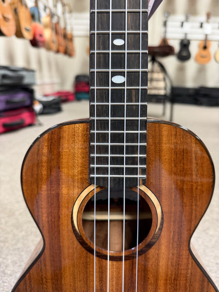 KALA KA-CT-SA-TG Solid Acacia Tenor Ukulele W/Case #2 - Contour Series
