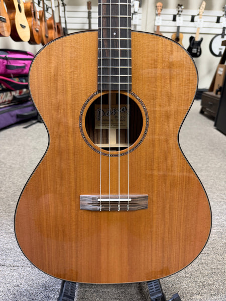 Pono BN4-4 Solid Cedar/Rosewood Large Body Baritone Nui Ukulele w/Case