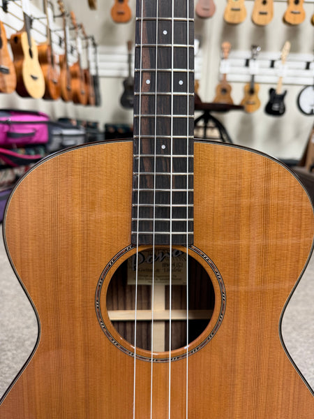 Pono BN4-4 Solid Cedar/Rosewood Large Body Baritone Nui Ukulele w/Case