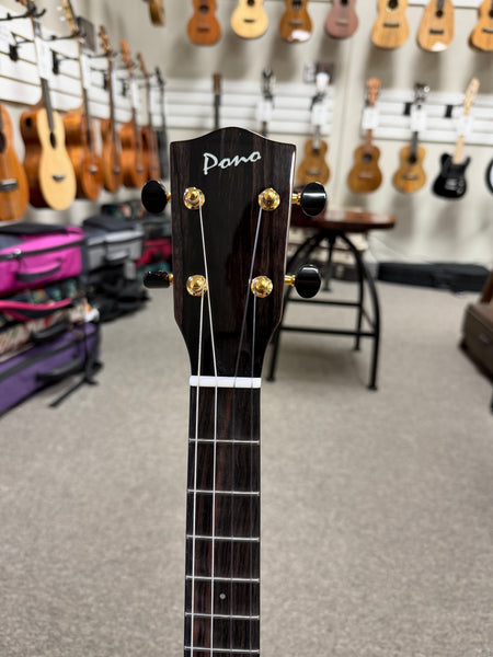 PONO MGBD Solid Mango Deluxe Baritone Ukulele