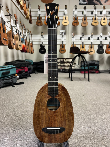 Rebel Double Creme Solid Mango Pineapple Tenor Ukulele w/Case