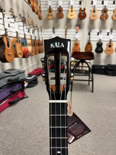 KALA KA-CT-SMH-BG Solid Mahogany Baritone Ukulele w/Case - Contour Series