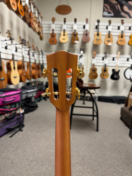 PONO ULNC4-4 Nylon String Solid Cedar/Rosewood Large Body Baritone Ukulele w/Case - Cutaway