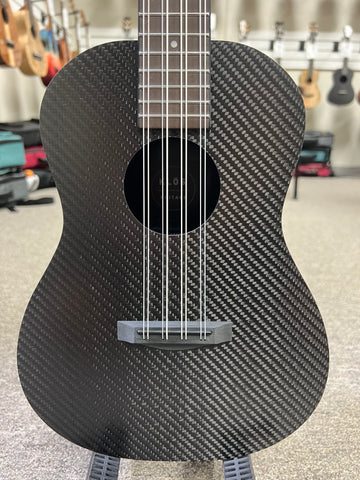 Klos Deluxe Hybrid Carbon Fiber Tenor Electric 8 String Ukulele w/Case - Travel Uke - Fishman Pickup