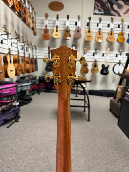 PONO UL4-3 Solid Mango Large Body Steel String Baritone Ukulele w/Case