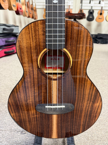 KALA KA-CT-SA-BG Solid Acacia Baritone Ukulele w/Case #1 - Contour Series