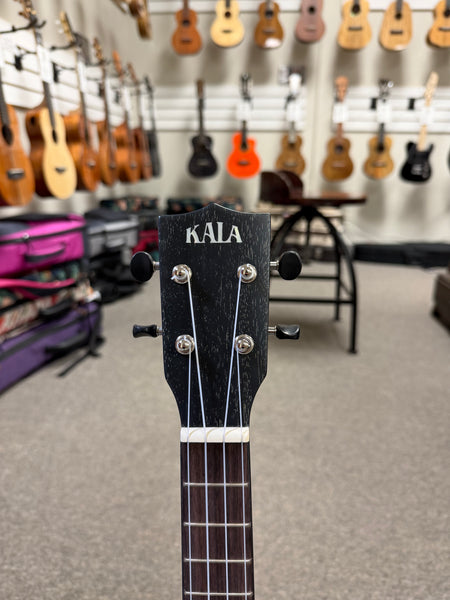 KALA KA-SDH-T Solid Salt and Pepper Doghair Mahogany Tenor Ukulele w/Case