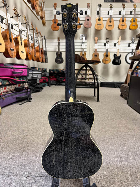 KALA KA-SDH-T Solid Salt and Pepper Doghair Mahogany Tenor Ukulele w/Case