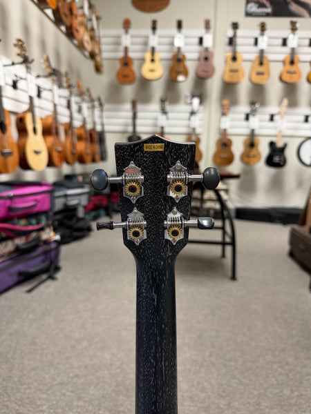 KALA KA-SDH-T Solid Salt and Pepper Doghair Mahogany Tenor Ukulele w/Case
