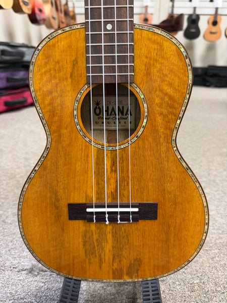 OHANA TK-220G Solid Mango Tenor Ukulele - Limited Edition