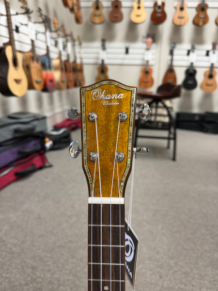 OHANA TK-220G Solid Mango Tenor Ukulele - Limited Edition