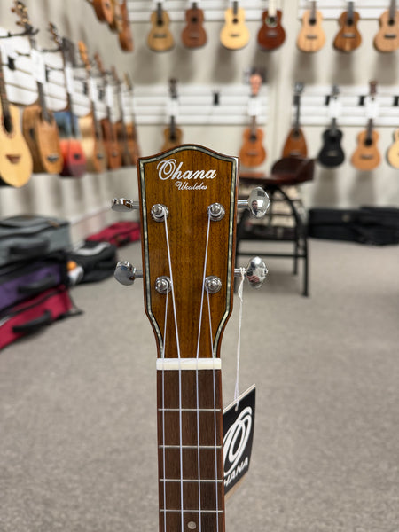 OHANA TK-50G Tenor Ukulele - Solid Cedar/Solid Rosewood